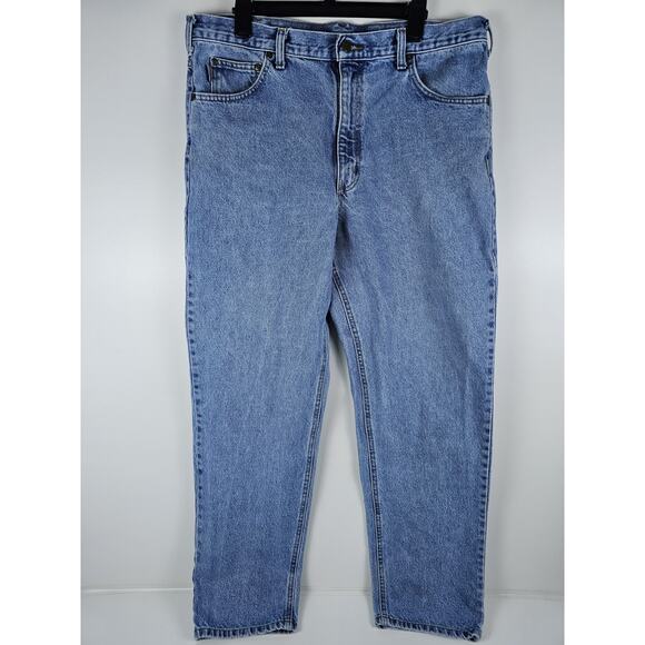 Carhartt Men's Straight Jeans, Size 36 - Stonewash - Picture 1 of 3